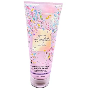 Bath & Body Works Queue The Confetti ultimative Feuchtigkeitskörpercreme 8 Oz. Silvester - Bild 1 von 13