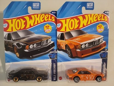 Lot of 2~Hot Wheels - New For  2025- Orange and Black BMW 635 CSi - Image 1 of 4