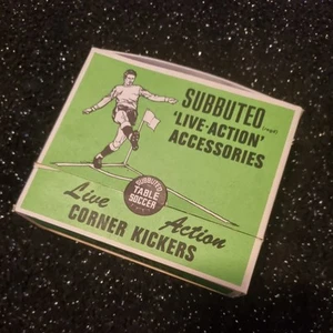 Mint Vintage Subbuteo Corner Kick Figures Live Action Boxed C.131 Table Soccer - Picture 1 of 7
