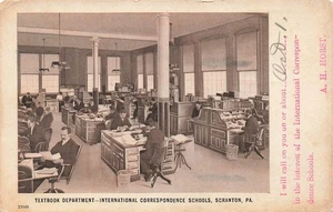 LIBRO DE TEXTO ESCOLAR CORRESPONDENCIA SCRANTON PA INTL DEPARTAMENTO 1907 UDB POSTAL 093025 U - Imagen 1 de 2