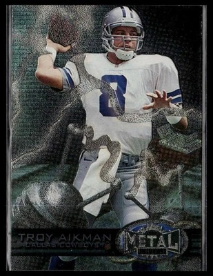 1997 Metal Universe #11 Troy Aikman - Image 1 of 2