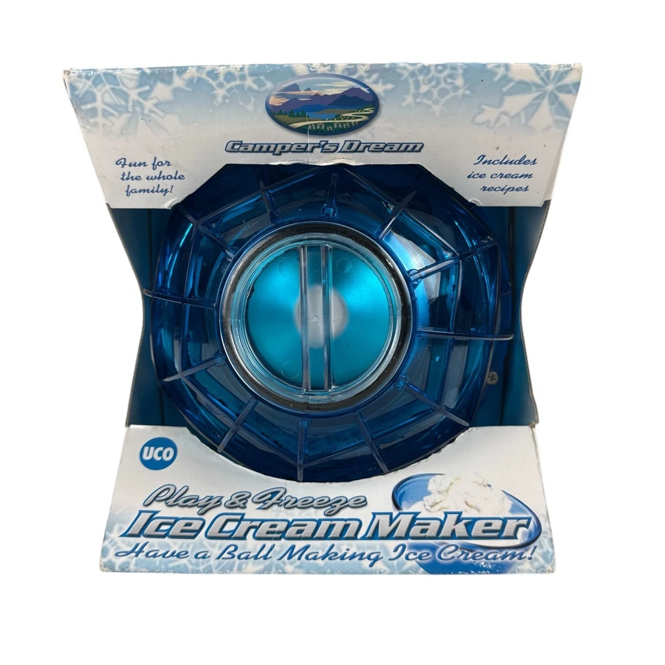Camper's Dream The ORIGINAL Play and Freeze BOLA PARA HACER HELADOS Azul - 1 Pinta Foto 1 de 4