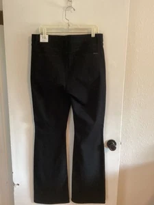 White House Black Market TheSculpt Flare Jeans - Black 14 L - Picture 1 of 7