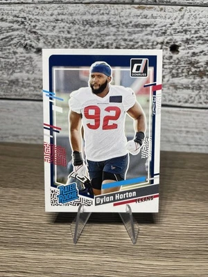 2023 Panini Donruss Dylan Horton #340 Rated Rookie Houston Texans. - Image 1 of 2