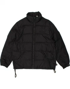 SERGIO TACCHINI Mens Oversized Padded Jacket IT 46 Small Black Nylon BS17 - Picture 1 of 4