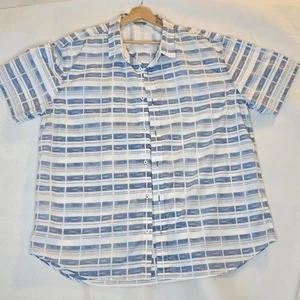 Cypress Club Adult Man Size XL Button Up Casual Short Sleeve Shirt Surf Beach - Picture 1 of 8