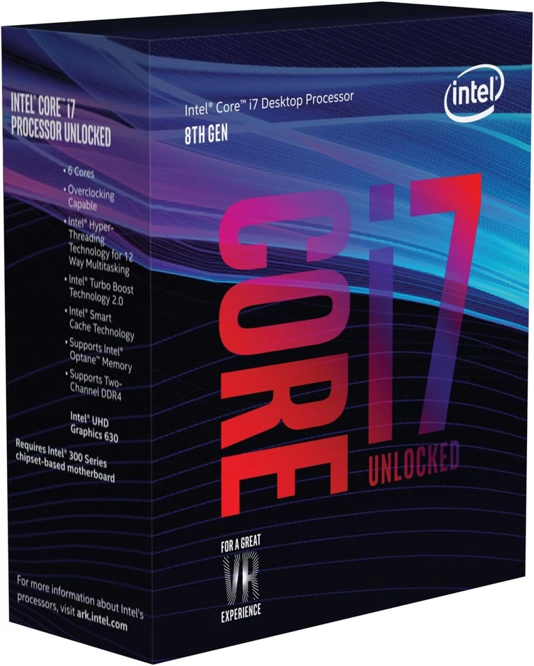 Intel Core i7-8700K 3.70GHZ Socket LGA1151 Cache 12MB Processor, BX80684I78700K - image 1 of 1