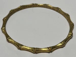 Pulsera estilo bambú tono dorado - Imagen 1 de 2