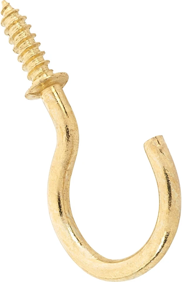 Connex/Merox MY5260030 Schraubhaken 3,0 x 30 mm Messing 2 Stück Beffe - Bild 1 von 1