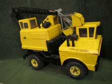 Vintage 1970âs MIGHTY TONKA CRANE Pressed Steel metal