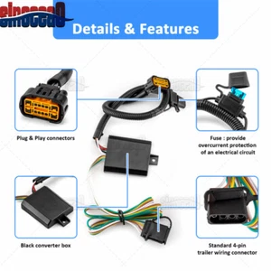 Trailer Wiring Harness For 2022 2023 2024 Kia Carnival All Models - Picture 1 of 8