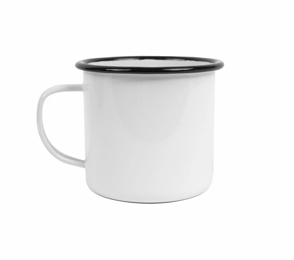 Taza de café Crow Canyon esmaltada vintage de 16 oz, juego de 4, 5 colores disponibles Foto 1 de 1
