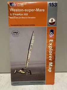 Weston-Super-Mare and Bleadon Hill by Ordnance Survey Explorer Map 153 - Picture 1 of 3