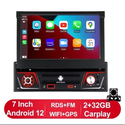 Autoradio 1 din 7” 2G+32GB Con Pantalla Loft Androidauto-Carplay Inalámbrico - Imagen 1 de 4