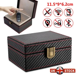 Car Key Signal Blocker Box Keyless Faraday Box Anti-Theft Safety Blocking Pouch - Picture 1 of 16
