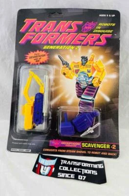 Transformers Original G2 1993 Construction Scavenger MOSC for Devastator #2 - Image 1 of 2