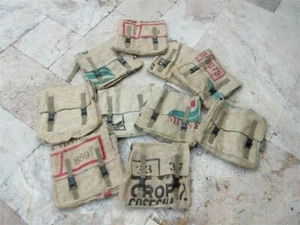 Jute Bag Shoulder True Vintage Coffee Sack Nose Art - Picture 1 of 4