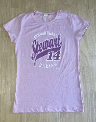 Juvenil Tony Stewart #14 NASCAR Stewart Haas Racing NIÑOS Med 7/8 Nuevo con Etiquetas Niñas Brillo Foto 1 de 4