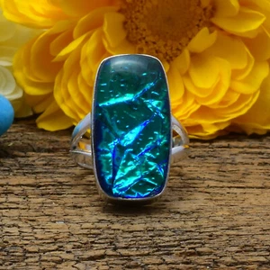 Attractive Triplet Opal Gemstone 925 Sterling Silver Handmade Ring All Size - Picture 1 of 3