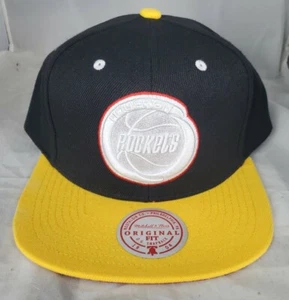 Houston Rockets Mitchell and Ness OG Snapback Original Fit HWC WHT POPZ Blk - Picture 1 of 12