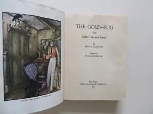 The Gold Bug by Edgar Allan Poe - Macmillan, 1930 - Rare First Edition - Picture 1 of 15