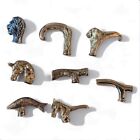 Lot Of 8 100% Solid Brass Handel For Walking Cane Stick Gift & Home Décor