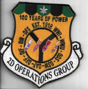 USAF PATCH 2ND OPERATIONS GROUP B-52 US AIR FORCE SQUADRON PATCH - Bild 1 von 1