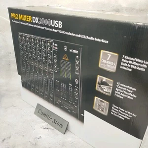 Behringer Pro Mixer DX2000USB 7-channel DJ Analog Mixer JP Black Audio Equipment - Picture 1 of 13