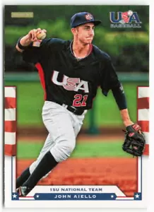 John Aiello Panini 2012 novato de béisbol de Estados Unidos - Imagen 1 de 2