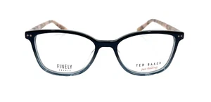 AUTHENTIC & NEW - TED BAKER - B969 47/15/130 BLK - BLACK - EYEGLASSES & CASE - Picture 1 of 2