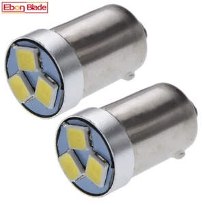 2PCS BAX9S H6W LED Car Light Interior Backup Reverse Parking Bulb Lamp White 12V - Picture 1 of 7