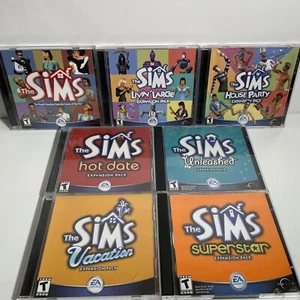 The Sims Expansion Collection Bundle 6/7 Expansions W/ Codes - Picture 1 of 2