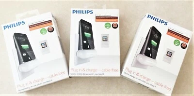 3 Philips Apple iPhone 3 4 iPod Nano Wall Mount Charger 30 Pin Charging Dock 5W - Image 1 of 3