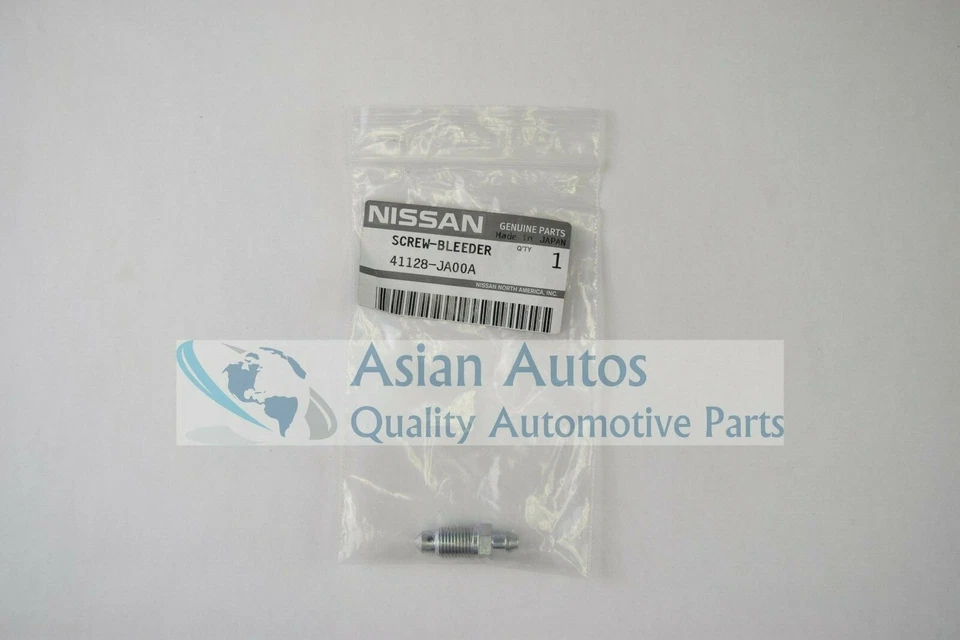 Genuine Nissan Infiniti Datsun 1978-2021 Brake Bleeder Screw 41128JA00A OEM - Image 1 of 1