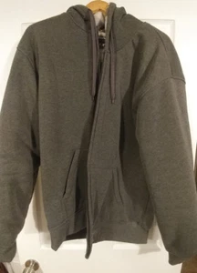 New, Men's, Courage, Hoodie, Jacket, Coat, Size Large, Gray, Winter - Picture 1 of 1