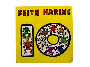 VINTAGE 1998 KEITH HARING TEN 10 HARDCOVER BOARD BOOK RARE 1ST FIRST EDITION - Picture 1 of 6