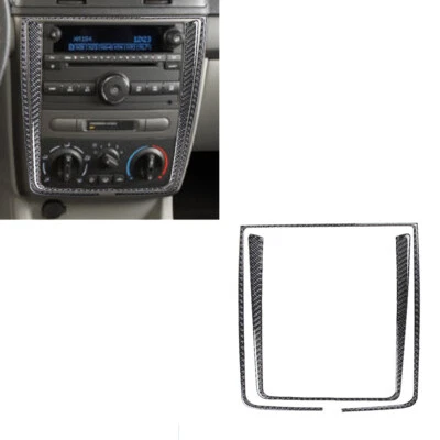 3Pcs For Chevrolet Cobalt Carbon Fiber Interior Central Console Frame Cover Trim - Image 1 of 4