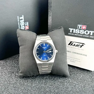 Tissot Men's Classic PRX 40MM Blue Dial Stainless Steel Watch T1374101104100 - Picture 1 of 9
