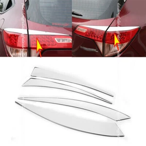 For Honda HR-V Vezel 2016-2020 Chrome Stainless Rear Tail Light Lamp Strip Trim - Picture 1 of 9