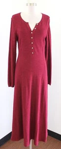 Free People Beach El Topo weinrot Pullover Strick Henley Style Maxikleid Gr. S - Bild 1 von 6