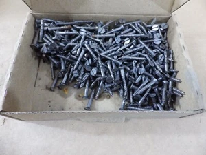 Box of NOS 3/4" x 4 gauge bright steel countersunk slot head screws App 500 - Picture 1 of 3