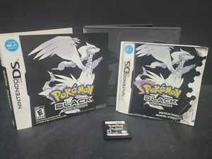 Pokemon Black Version (Nintendo DS, 2010) CIB Complete Tested Game w/ Manual - Picture 1 of 10