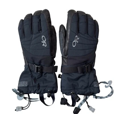 Outdoor Research Womens Size M Ambit Winter Gloves Black/Charcoal - Image 1 of 4