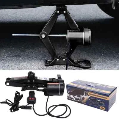 Portable Car Jacks 12V Electric Jack Scissor Automatic Lifting 2Ton Jack Foto 1 de 4