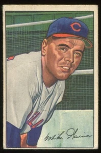 1952 Bowman #7 Mike Garcia Cleveland Indians - Picture 1 of 2