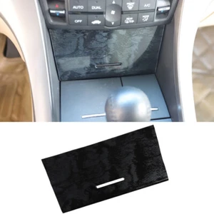Recorte de panel de encendedor de cigarrillos con consola de grano de madera negra para Acura TSX 2009-2014 - Imagen 1 de 6