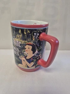 Walt Disney Schneewittchen & 7 Zwerge Keramiktasse 16 Unzen rot #F230 - Bild 1 von 10