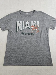 Camicia League Miami Hurricanes uomo L grigia stampa grafica girocollo manica corta - Foto 1 di 8