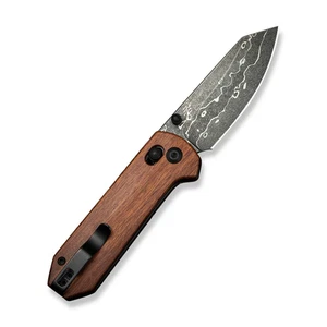 Civivi Knives Yonder Crossbar Lock C23073B-DS1 Guibourtia coltello damascato legno - Foto 1 di 8