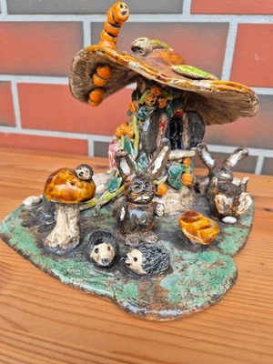 Deko Pilz, Pilz Haus, Herbstdeko, Ø 20 cm Höhe 17 cm - Bild 1 von 4